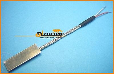 1xPT100 - 30x10x0,5 mm - 2-Leiter